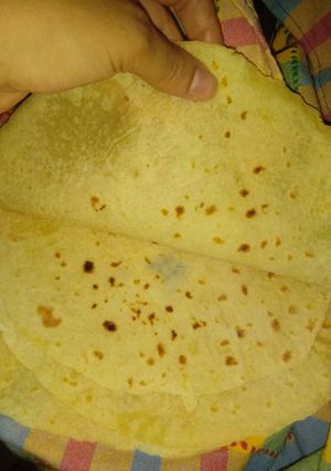 صورة لوصفة خبز التورتيلا سهل وناجح الف في الميه