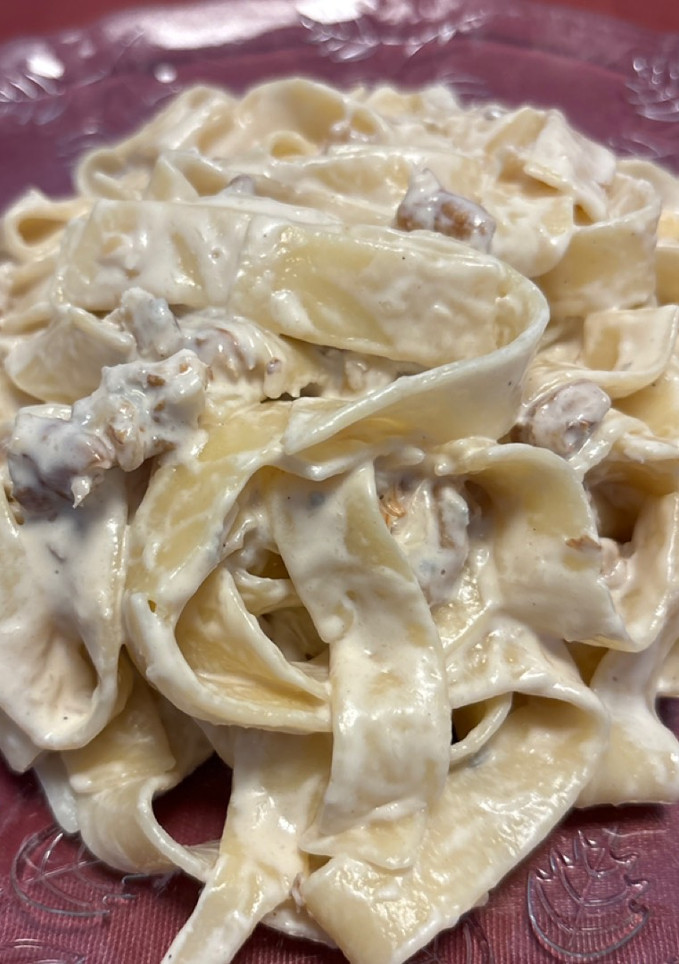 Una foto de Pasta al gorgonzola