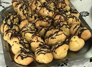 Una foto de Bombas de crema (las clásicas del librito de maizena)