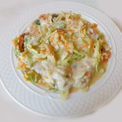 A picture of Creamy tasty coleslaw.
