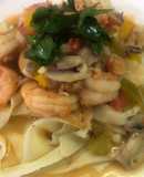Camarones a la leche de coco al estilo Sonorense