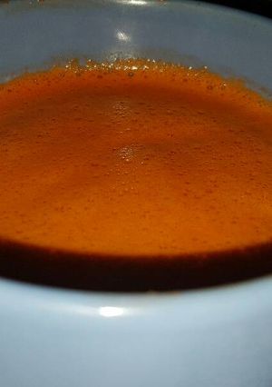 Una foto de Licuado de zanahoria y naranja