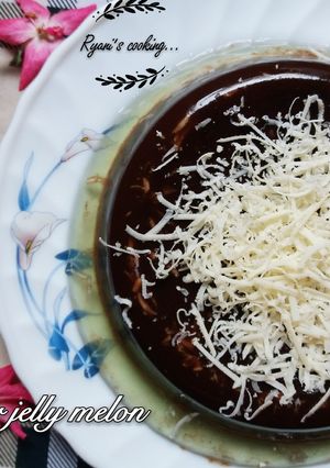 Foto resep Agar2 cokelat jelly melon