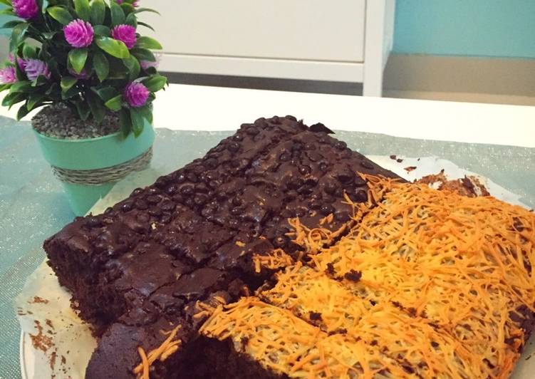 Brownies panggang choco cheese