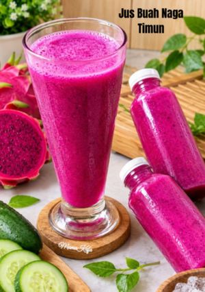 Foto resep Jus Buah Naga Timun