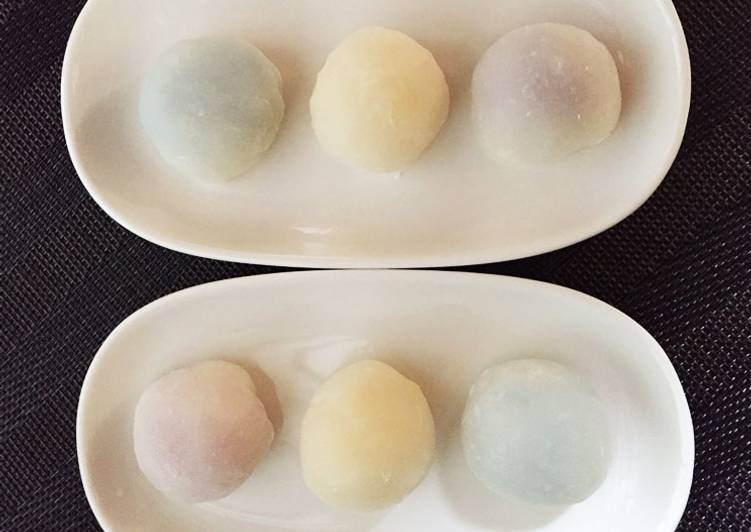 Step-by-Step Guide to Prepare Homemade Wagashi &lt;Mock &#34;Daifuku&#34;cooked using microwave &gt;