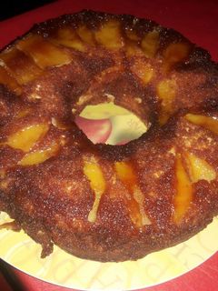Una foto de Torta de manzana invertida