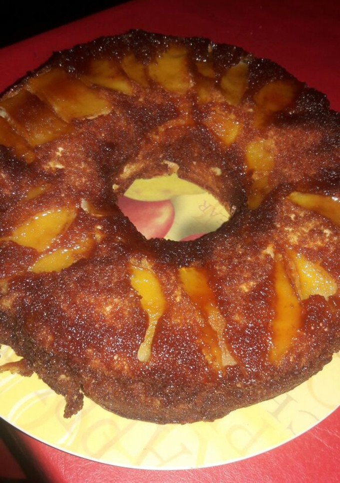 Una foto de Torta de manzana invertida