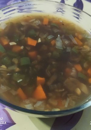 हॉट नोर वेजिटेबल सूप (Hot knorr vegetable soup recipe in Hindi) रेसिपी मुख्य फोटो