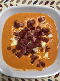 Una foto de Salmorejo con Thermomix