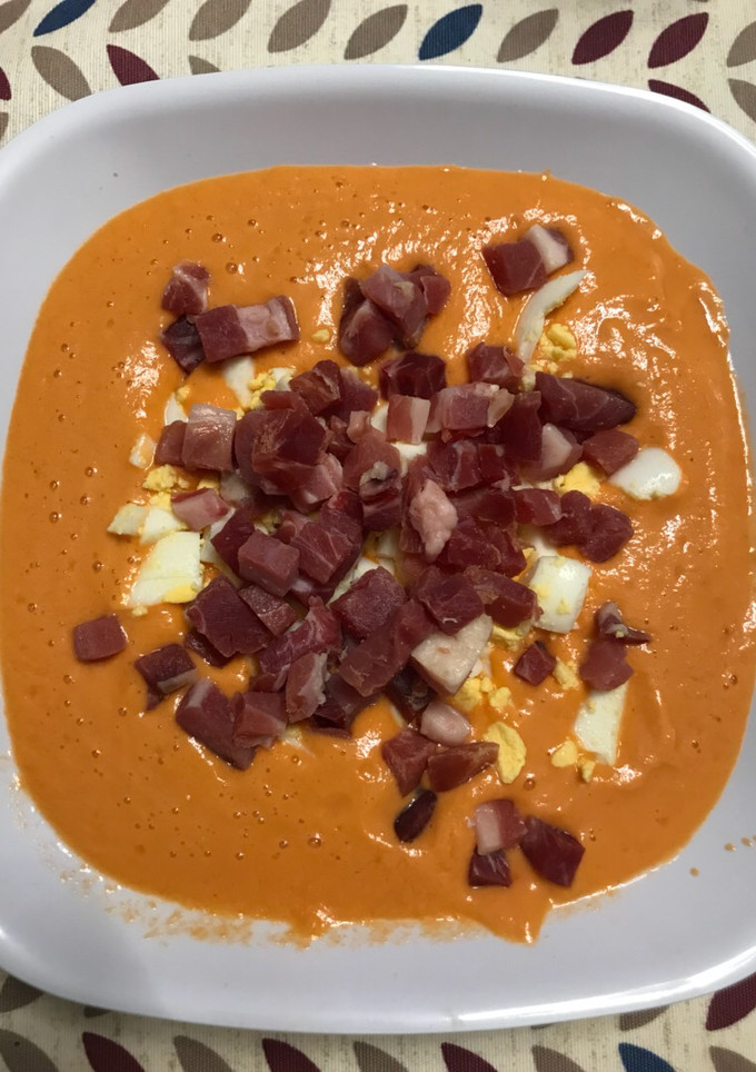 Una foto de Salmorejo con Thermomix