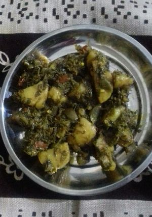 A picture of Aaloo methi ki sbji.