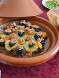 Tajin di manzo - Spezzatino con frutta caramellata