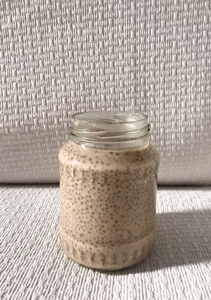 Una foto de Pudding de te chai
