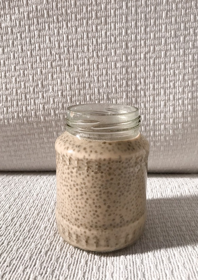 Una foto de Pudding de te chai