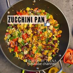 A picture of HEALTHY ZUCCHINI RECIPE l ZUCCHINI PAN. Delicious, Quick and Easy Recipe.