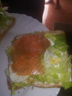Una foto de Snack de salmón ahumado