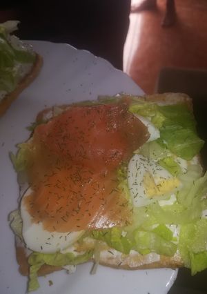 Una foto de Snack de salmón ahumado