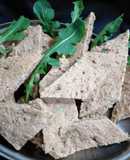 Fainá integral de rúcula y queso