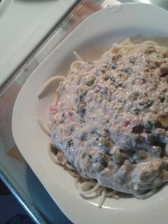 Φωτογραφία της συνταγής Μακαρόνια με άσπρη σάλτσα τόνου