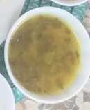 Lemon corn Coriander soup