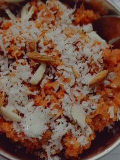 A picture of Gajar ka halwa.