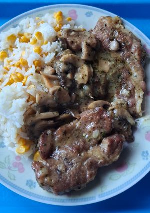 Tepsis gombás tarja recept fotója