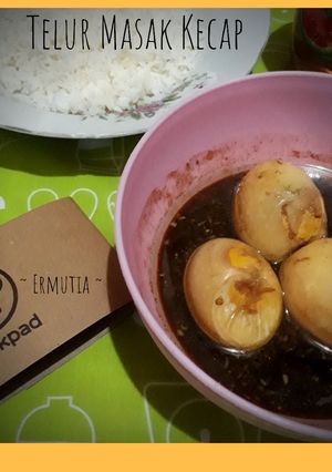 Foto resep Telur Masak Kecap