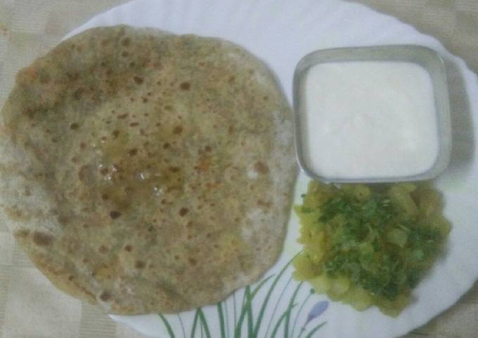 Alu paratha Recipe by Janahvi Kulkarni - Cookpad