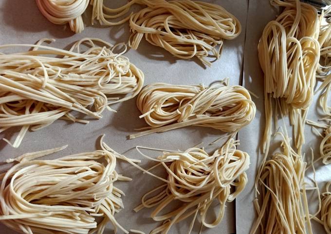 Cara Buat Mie kenyal homemade 1 telur Bunda Pasti Bisa