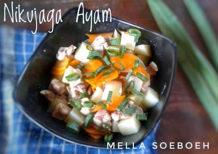 Langkah Mudah untuk meracik Nikujaga Ayam, Menggugah Selera