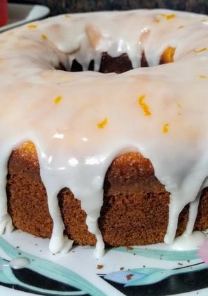 Una foto de Budín de naranja