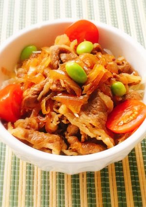 รูปของ Gyudon ข้าวหน้าเนื้อ