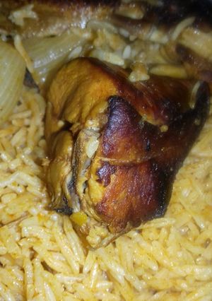 صورة لوصفة كبسة دجاج