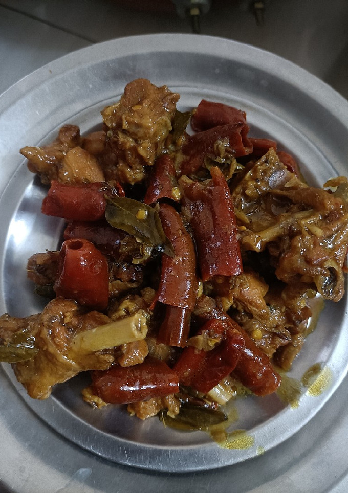 நாட்டுக்கோழி சிந்தாமணி(chicken chinthamani recipe in tamil) செய்முறை முக்கிய புகைப்படம்