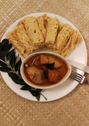 A picture of Roti Jala.