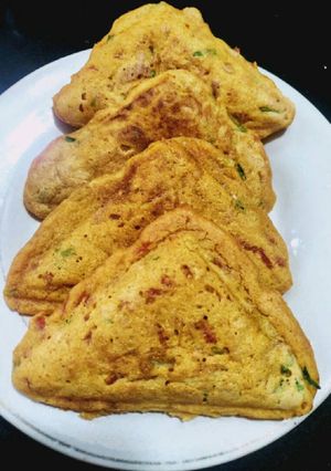 A picture of Without bread semolina sandwich.