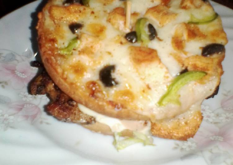 Recipe of Perfect Pizza Burger