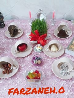 عکسی از دستور سفره هفت سین ۹۸