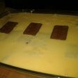 Postre de vainilla con chocolinas
