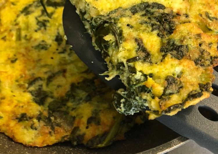 Frittata di pane 
e broccoletti