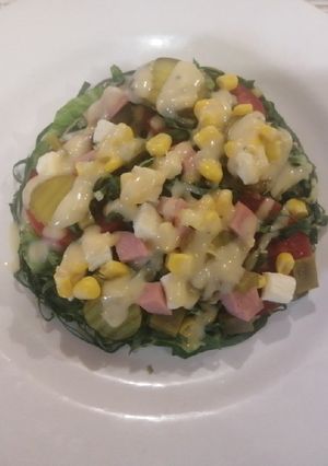 Una foto de Salatmishchung (Combinación de ensaladas)