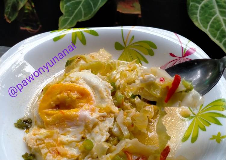 Resep 61) SAYUR Kol Telor 🤗, Bikin Ngiler