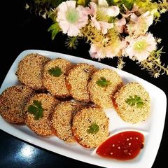Veg Gold Coins😍😋 A picture of Veg Gold Coins😍😋.