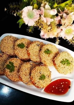 A picture of Veg Gold Coins😍😋.