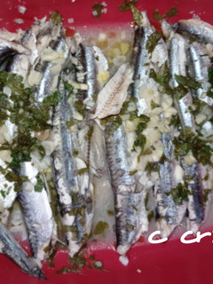 Una foto de Boquerones al limón en microondas