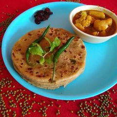 Sprout paratha A picture of Sprout paratha.