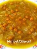 Garbanzos con repollo