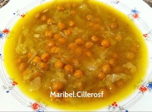 Foto principal de Garbanzos con repollo