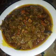 A picture of Beef sauce.